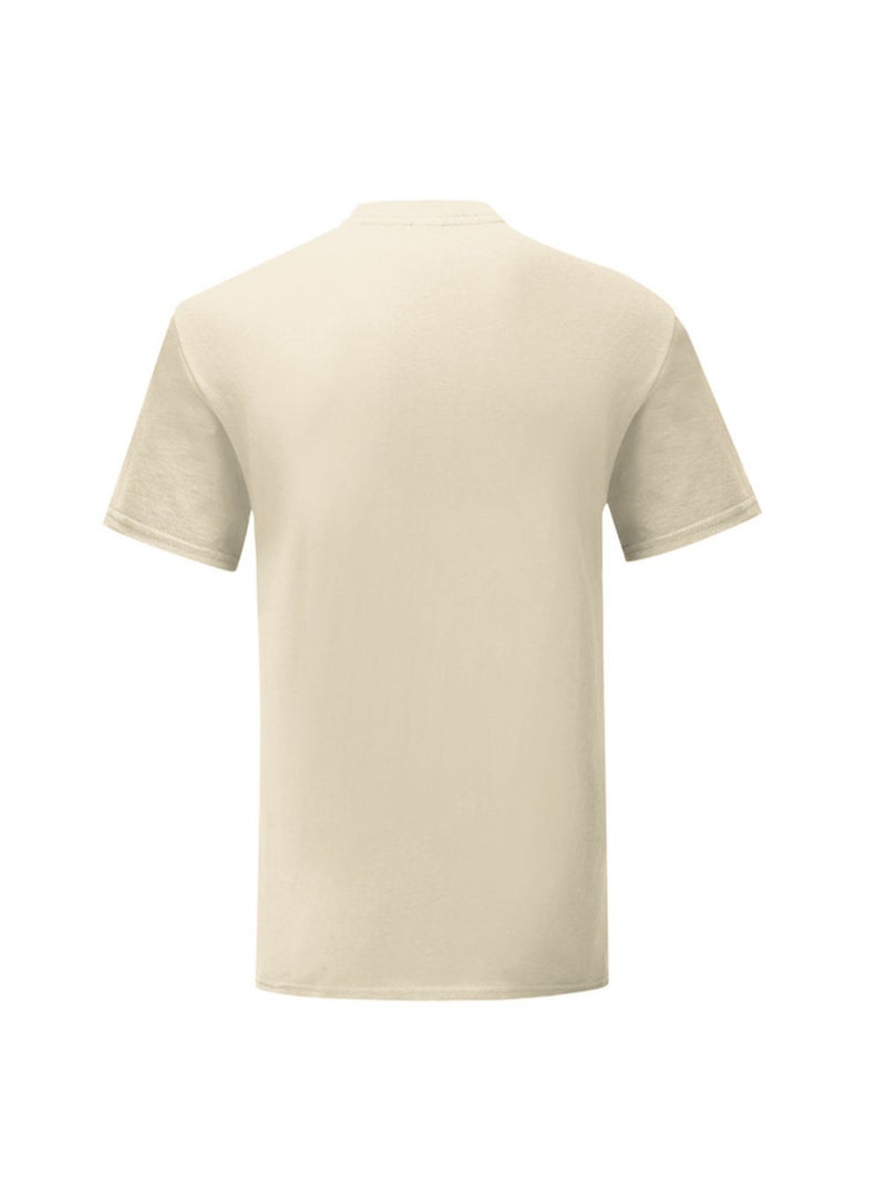 Fruit of the Loom - T-shirt ICONIC Blanc Beige - Kiabi