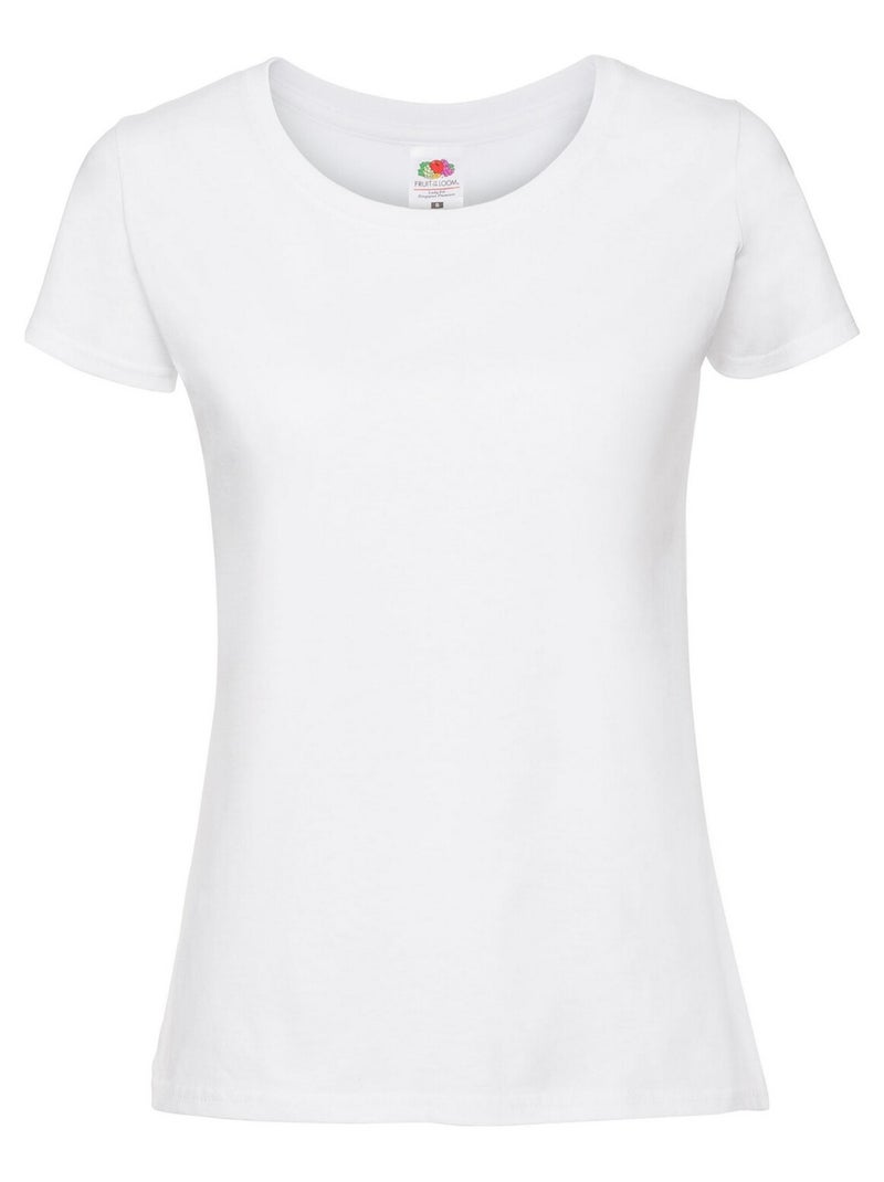 Fruit of the Loom - T-shirt ICONIC Blanc - Kiabi