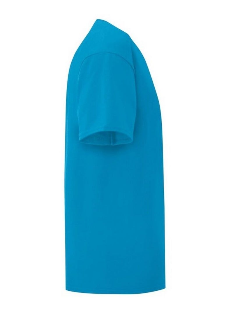 Fruit of the Loom - T-shirt ICONIC Bleu azur - Kiabi