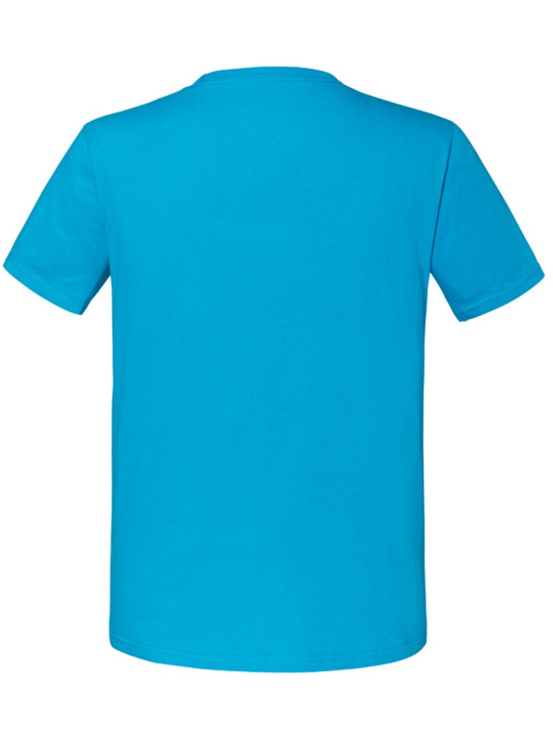 Fruit of the Loom - T-shirt ICONIC Bleu azur - Kiabi