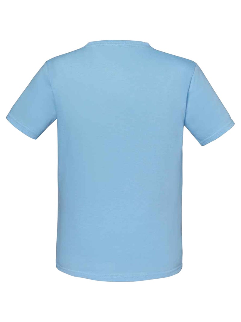 Fruit of the Loom - T-shirt ICONIC Bleu ciel - Kiabi