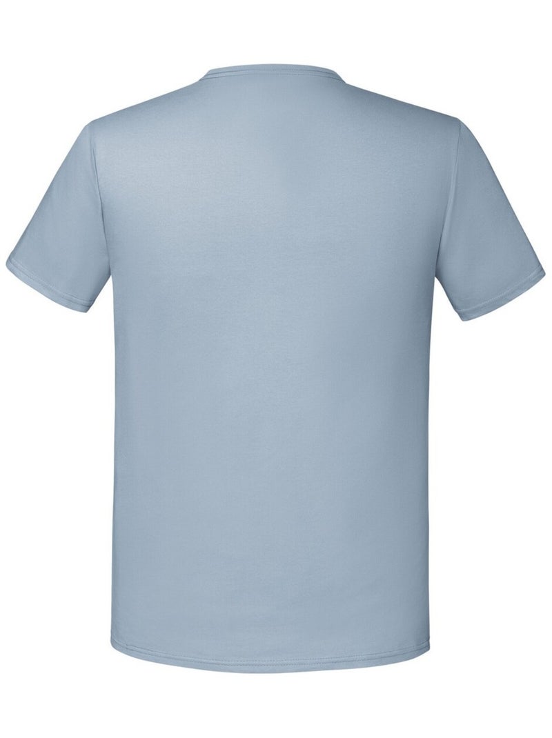 Fruit of the Loom - T-shirt ICONIC Bleu clair - Kiabi
