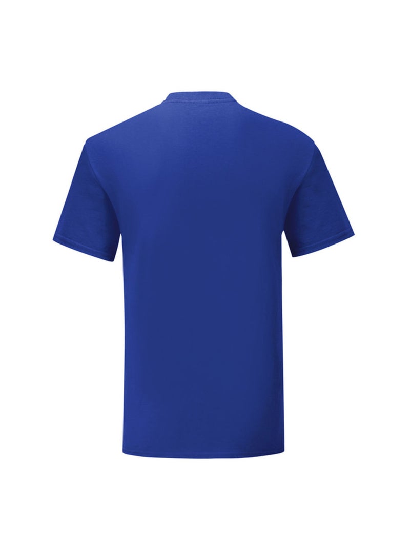 Fruit of the Loom - T-shirt ICONIC Bleu cobalt - Kiabi