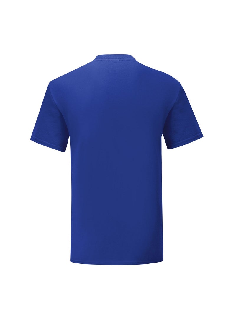 Fruit of the Loom - T-shirt ICONIC Bleu cobalt - Kiabi