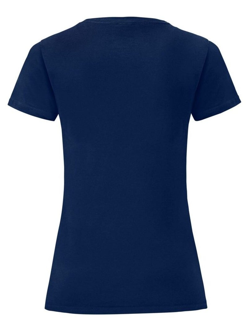 Fruit of the Loom - T-shirt ICONIC Bleu marine - Kiabi