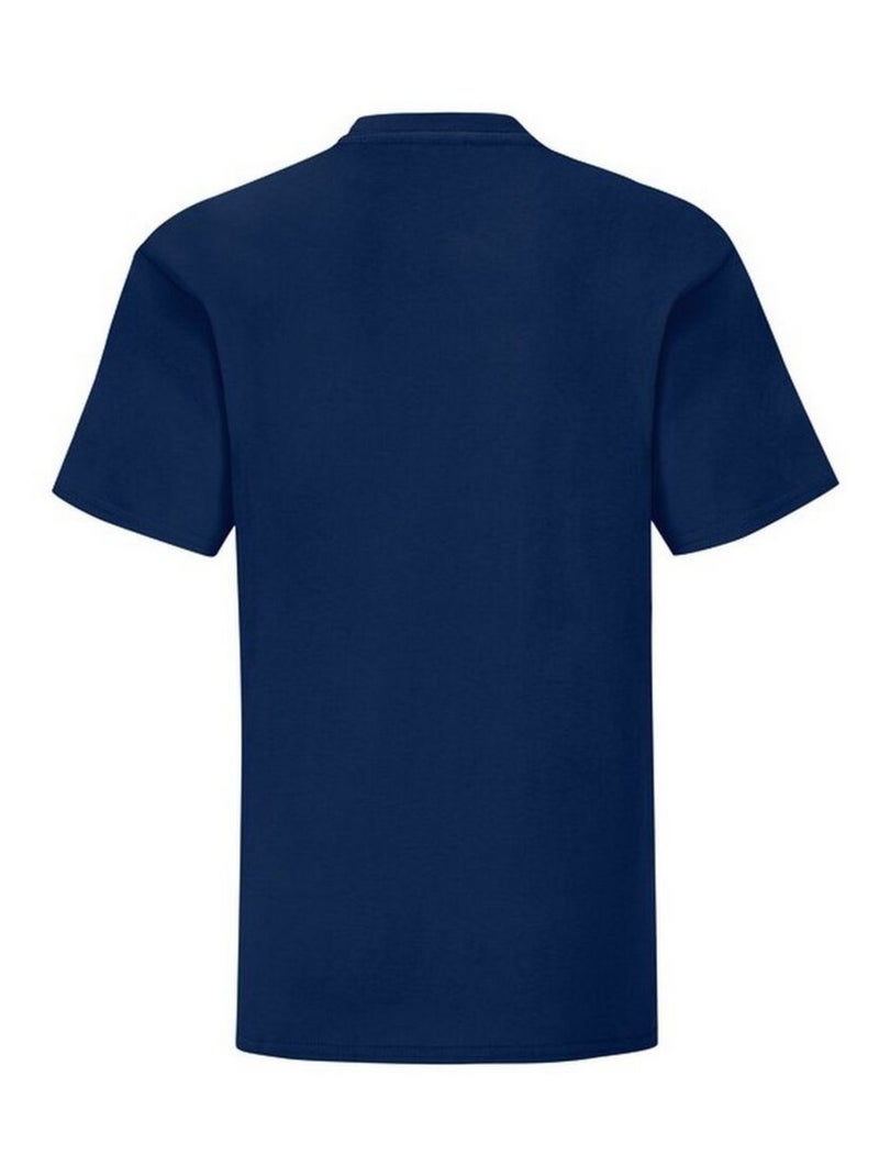 Fruit of the Loom - T-shirt ICONIC Bleu marine - Kiabi