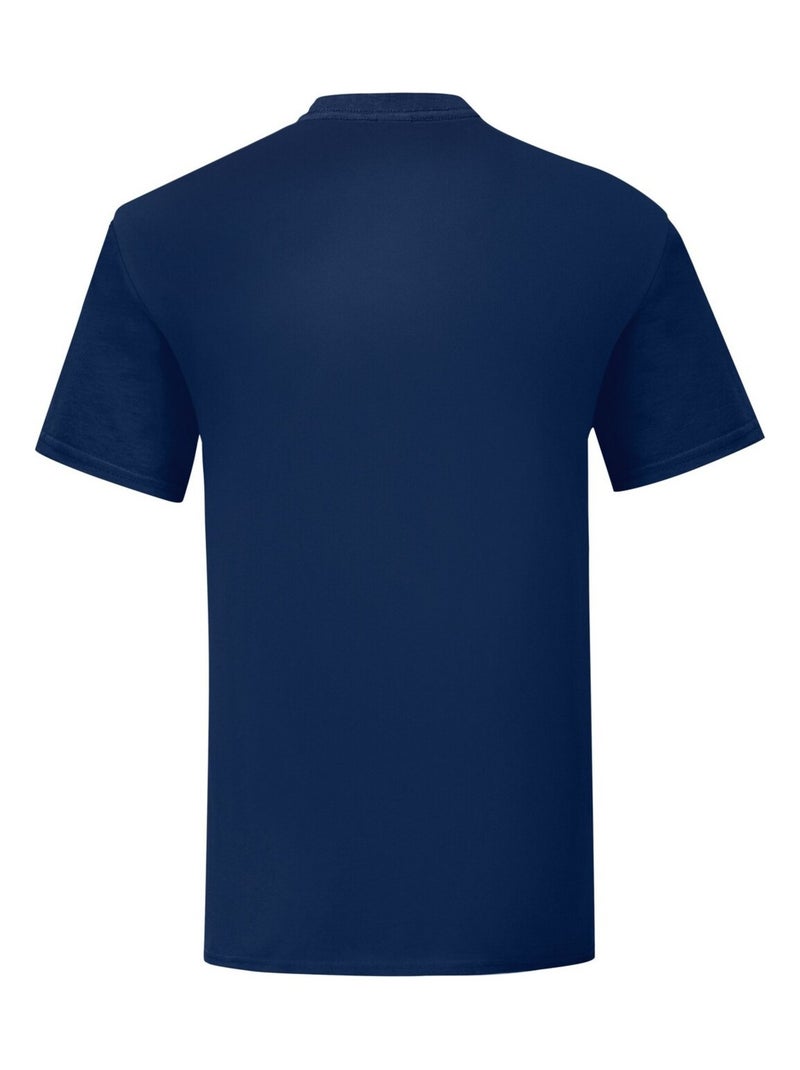 Fruit of the Loom - T-shirt ICONIC Bleu marine - Kiabi