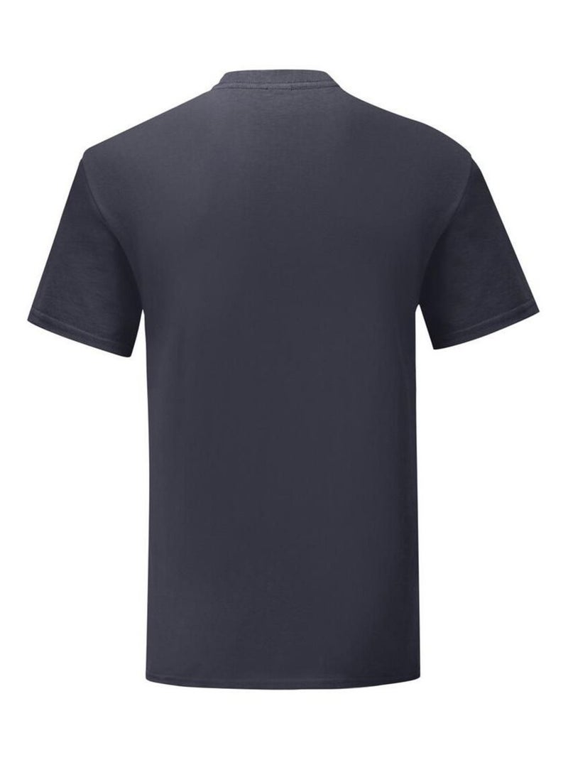 Fruit of the Loom - T-shirt ICONIC Bleu marine - Kiabi