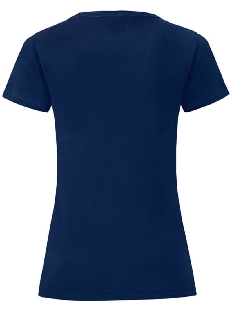 Fruit of the Loom - T-shirt ICONIC Bleu marine - Kiabi