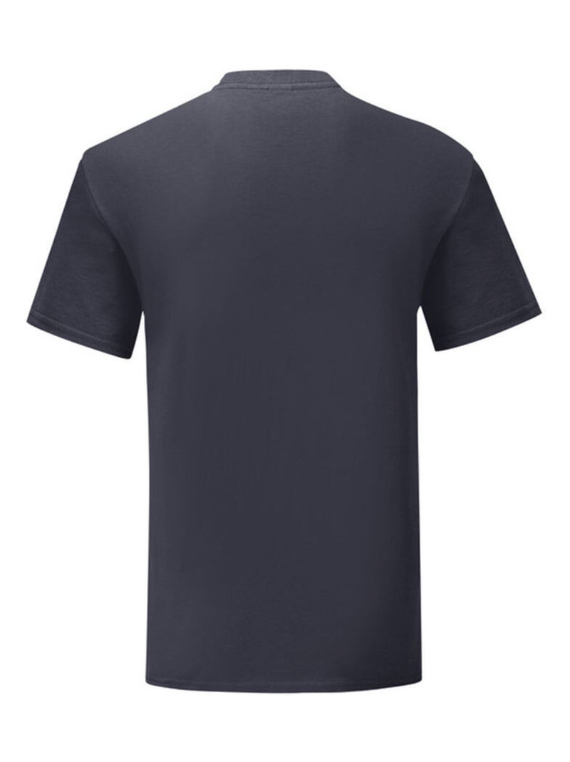 Fruit of the Loom - T-shirt ICONIC Bleu nuit - Kiabi