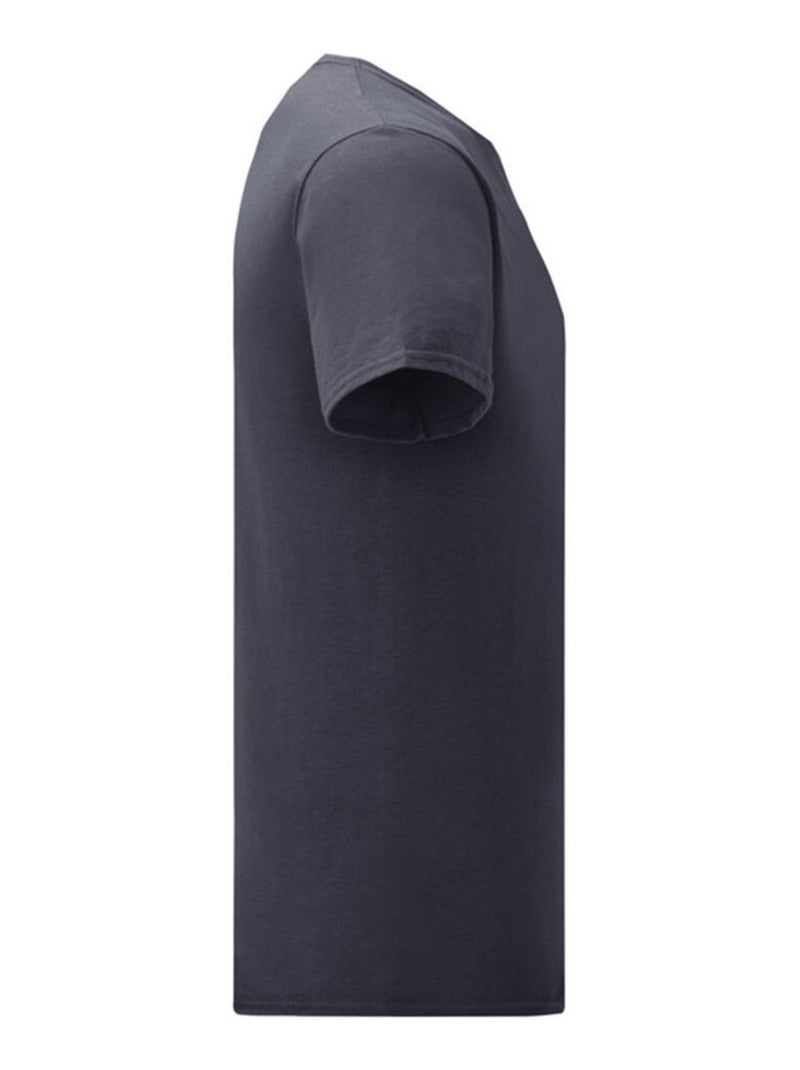 Fruit of the Loom - T-shirt ICONIC Bleu nuit - Kiabi