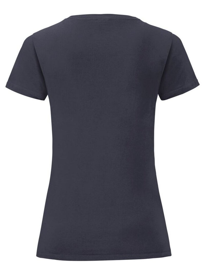 Fruit of the Loom - T-shirt ICONIC Bleu nuit - Kiabi