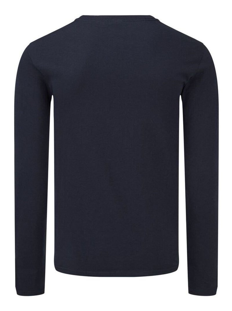 Fruit of the Loom - T-shirt ICONIC Bleu nuit - Kiabi