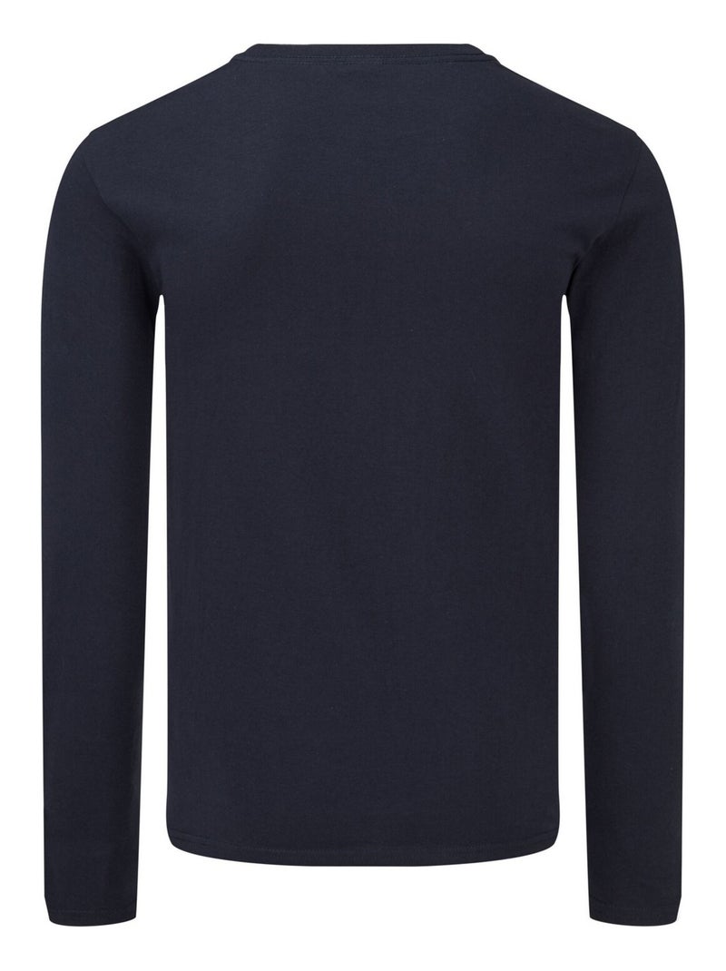 Fruit of the Loom - T-shirt ICONIC Bleu nuit - Kiabi