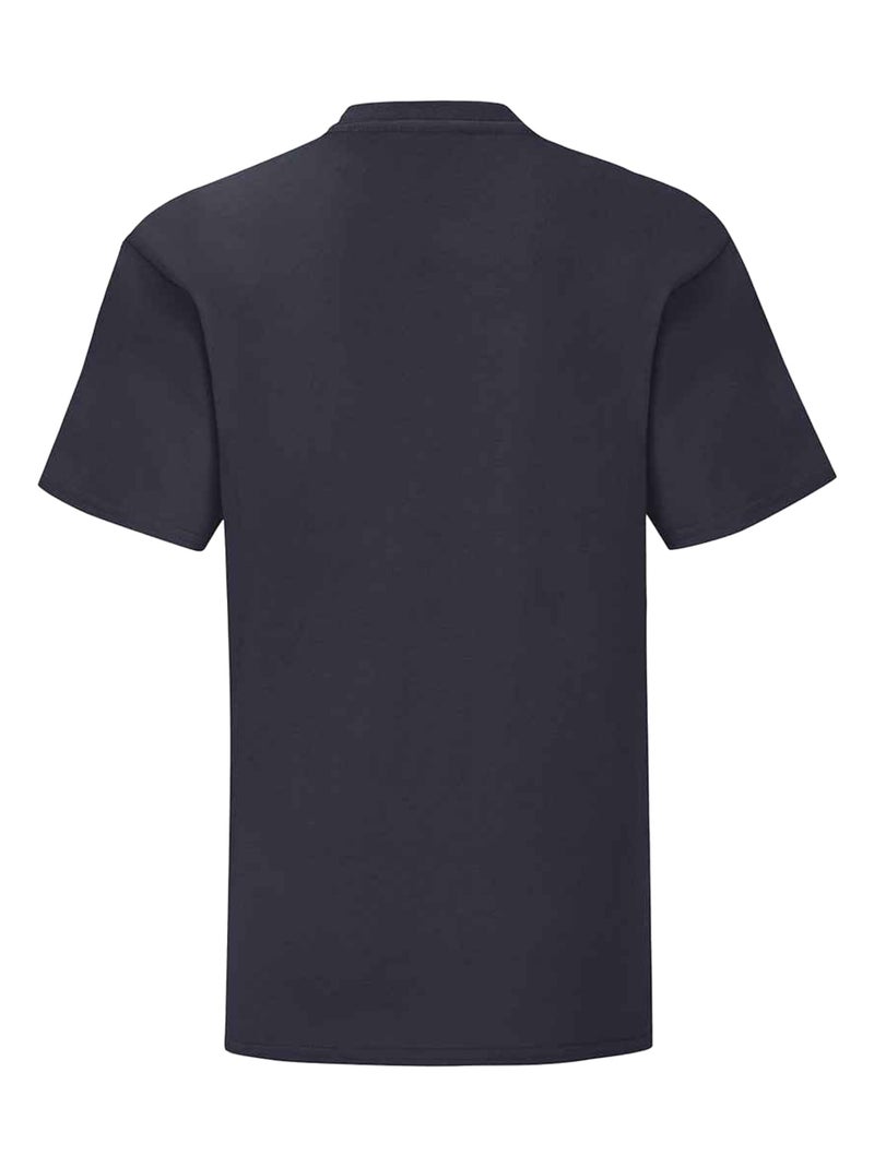 Fruit of the Loom - T-shirt ICONIC Bleu nuit - Kiabi