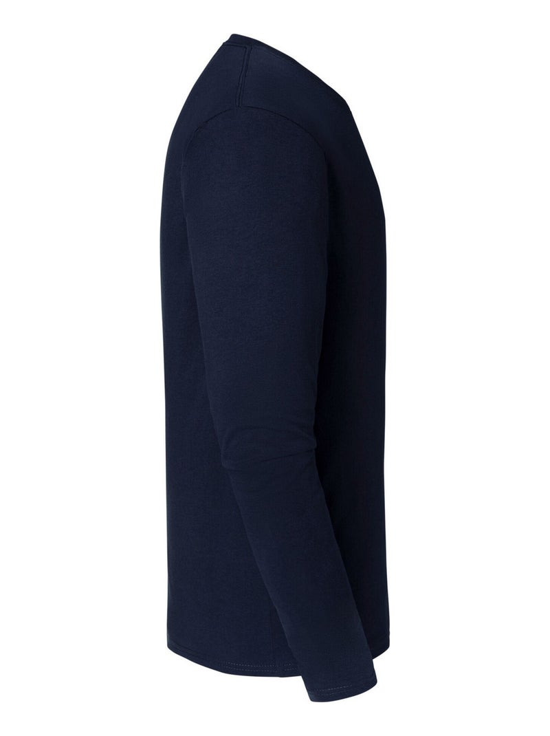 Fruit of the Loom - T-shirt ICONIC Bleu nuit - Kiabi