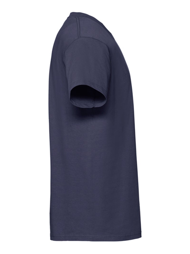 Fruit of the Loom - T-shirt ICONIC Bleu nuit - Kiabi