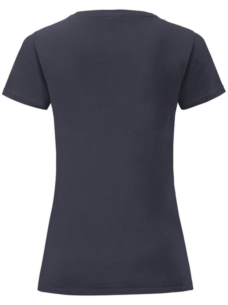 Fruit of the Loom - T-shirt ICONIC Bleu nuit - Kiabi
