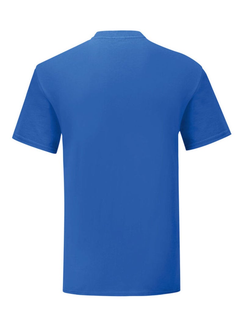 Fruit of the Loom - T-shirt ICONIC Bleu roi - Kiabi