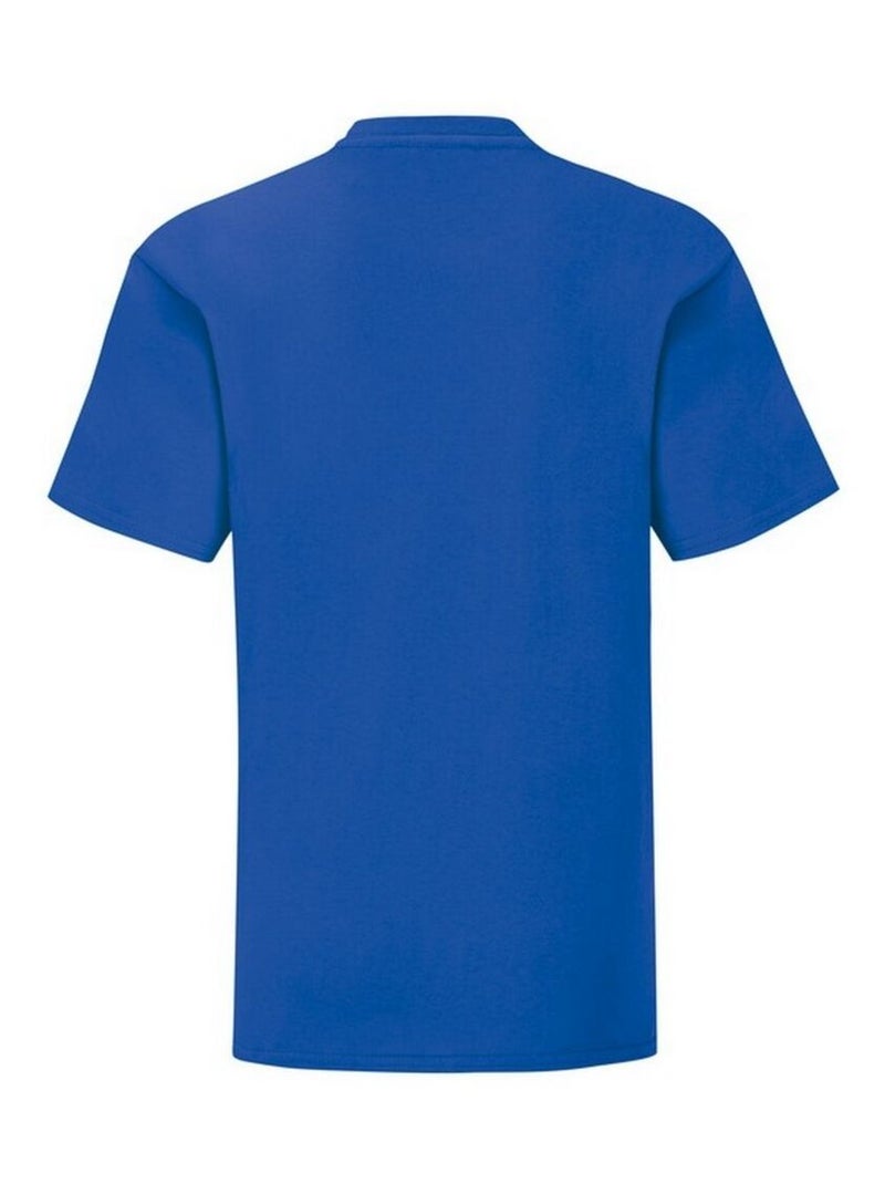Fruit of the Loom - T-shirt ICONIC Bleu roi - Kiabi
