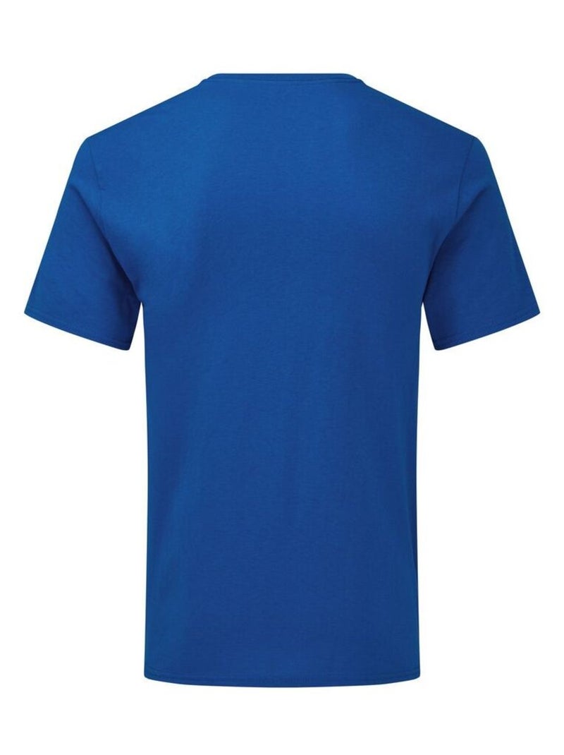 Fruit of the Loom - T-shirt ICONIC Bleu roi - Kiabi