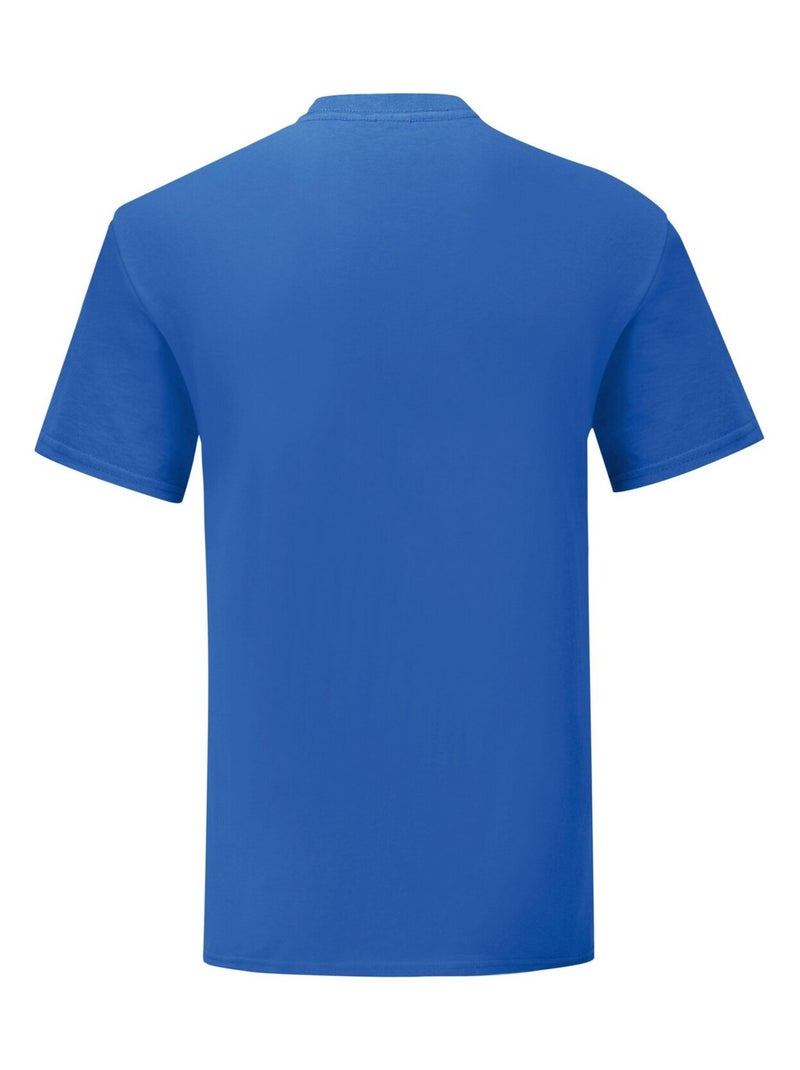 Fruit of the Loom - T-shirt ICONIC Bleu roi - Kiabi