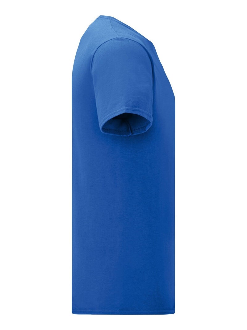 Fruit of the Loom - T-shirt ICONIC Bleu roi - Kiabi