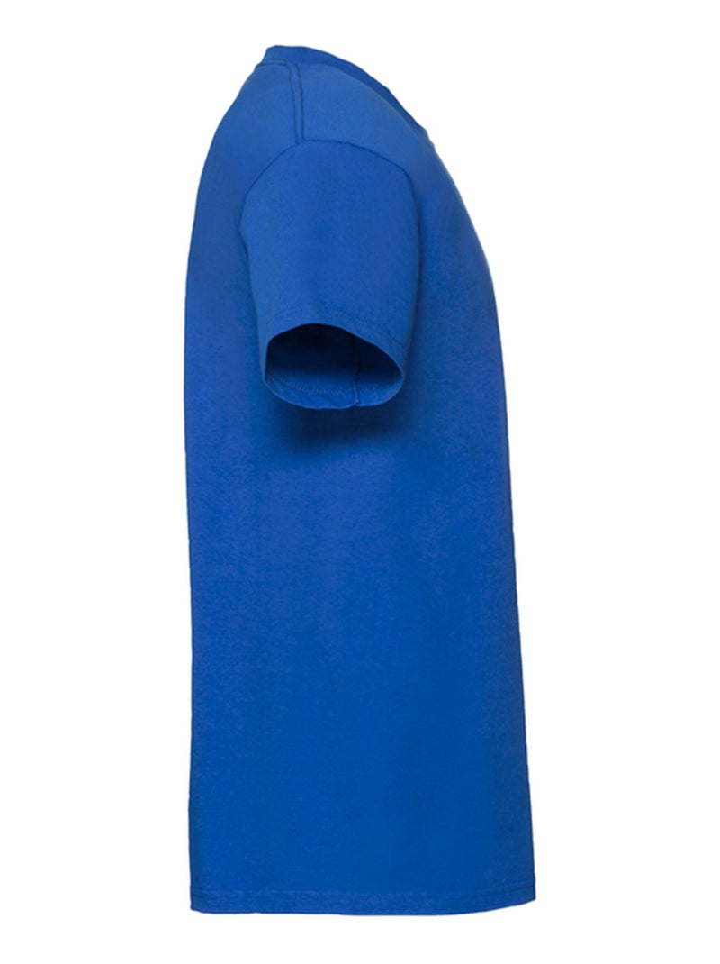 Fruit of the Loom - T-shirt ICONIC Bleu roi - Kiabi