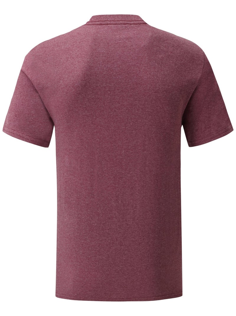 Fruit of the Loom - T-shirt ICONIC Bordeaux - Kiabi