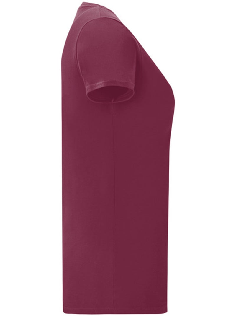 Fruit of the Loom - T-shirt ICONIC Bordeaux - Kiabi