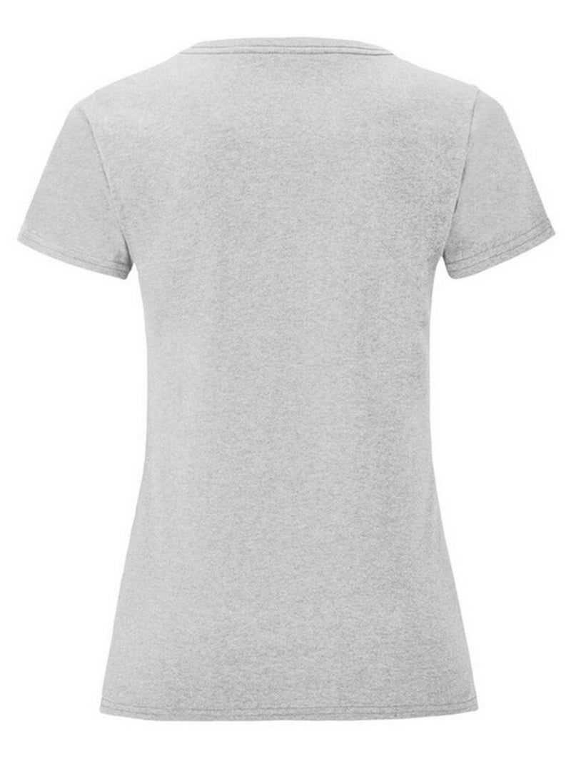 Fruit of the Loom - T-shirt ICONIC Gris chiné - Kiabi