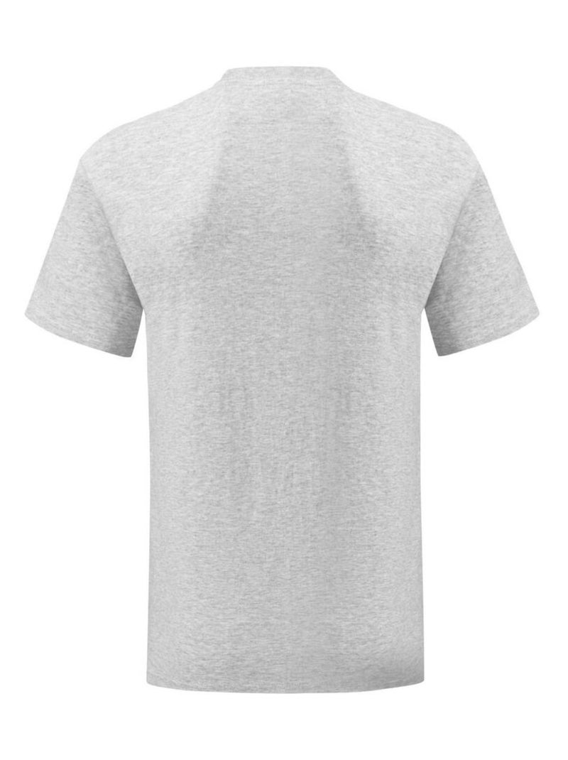 Fruit of the Loom - T-shirt ICONIC Gris chiné - Kiabi