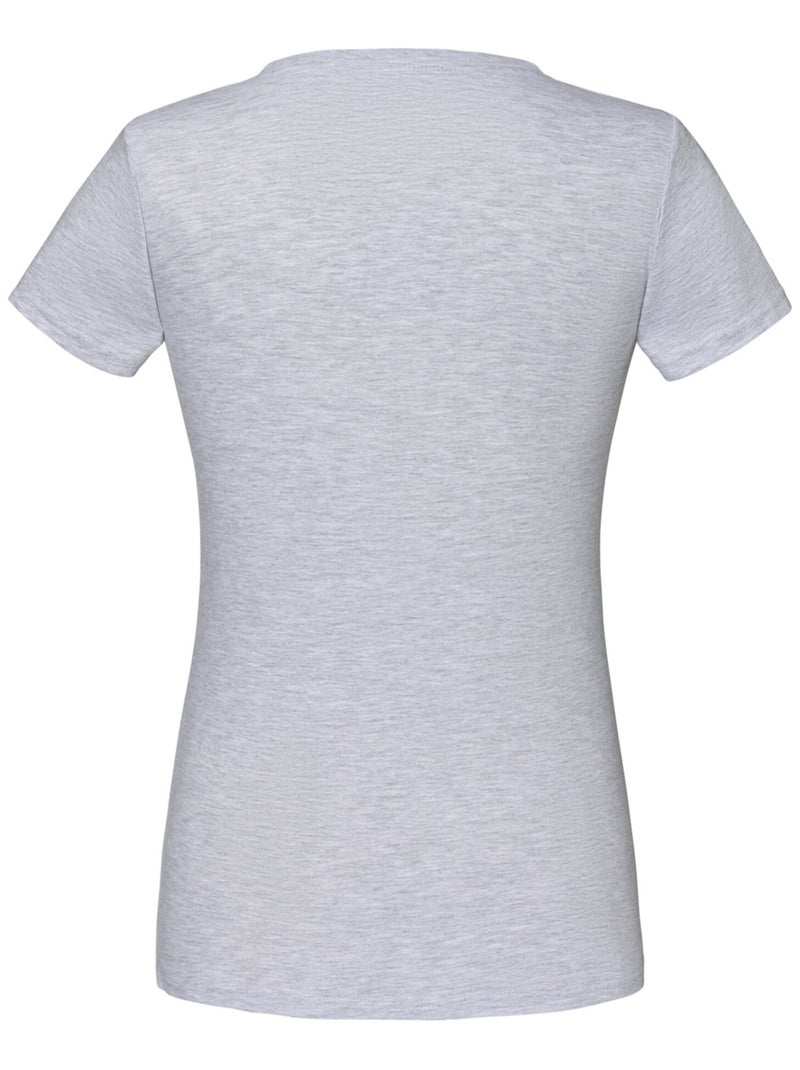 Fruit of the Loom - T-shirt ICONIC Gris chiné - Kiabi