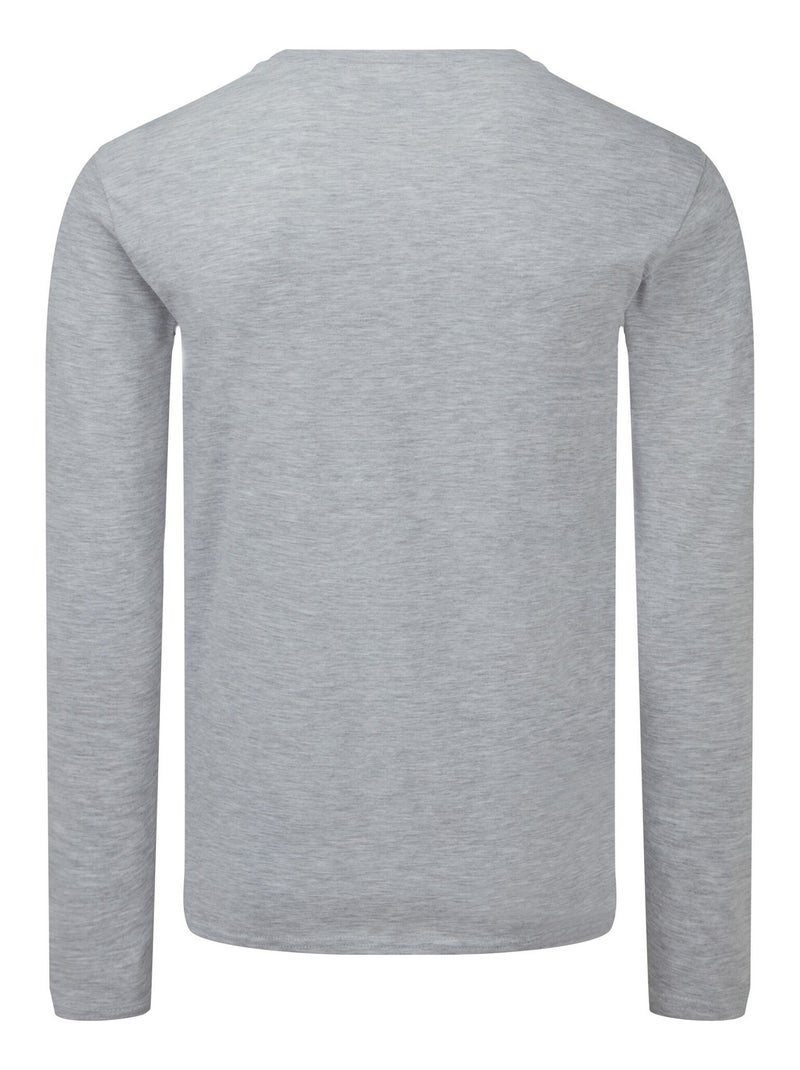 Fruit of the Loom - T-shirt ICONIC Gris chiné - Kiabi