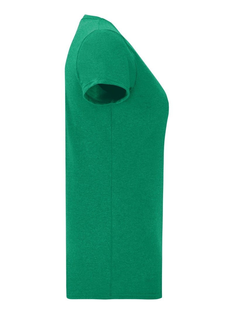 Fruit of the Loom - T-shirt ICONIC Gris Vert - Kiabi
