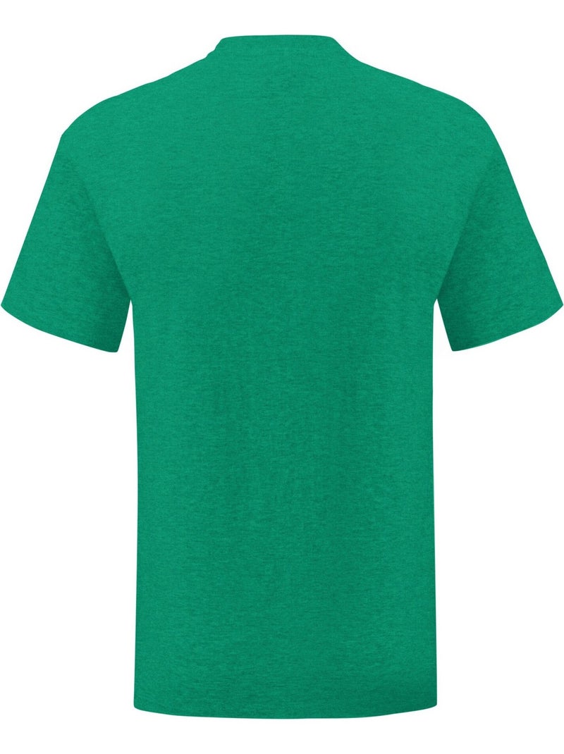 Fruit of the Loom - T-shirt ICONIC Gris Vert - Kiabi