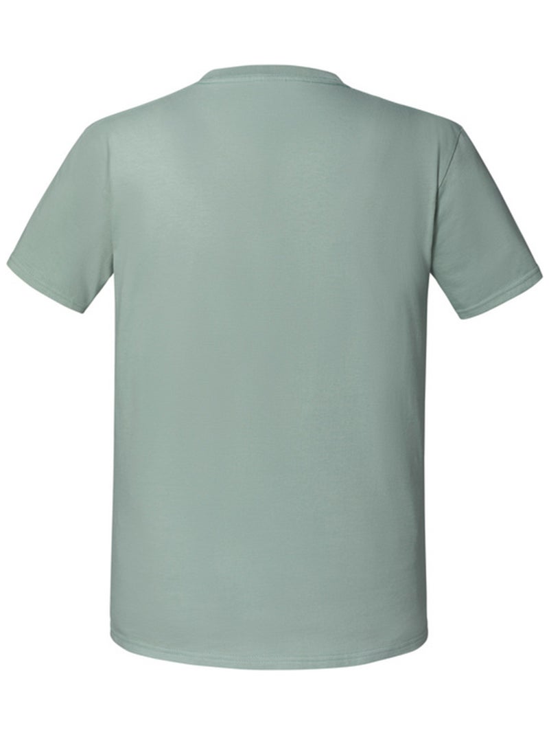 Fruit of the Loom - T-shirt ICONIC Gris Vert - Kiabi