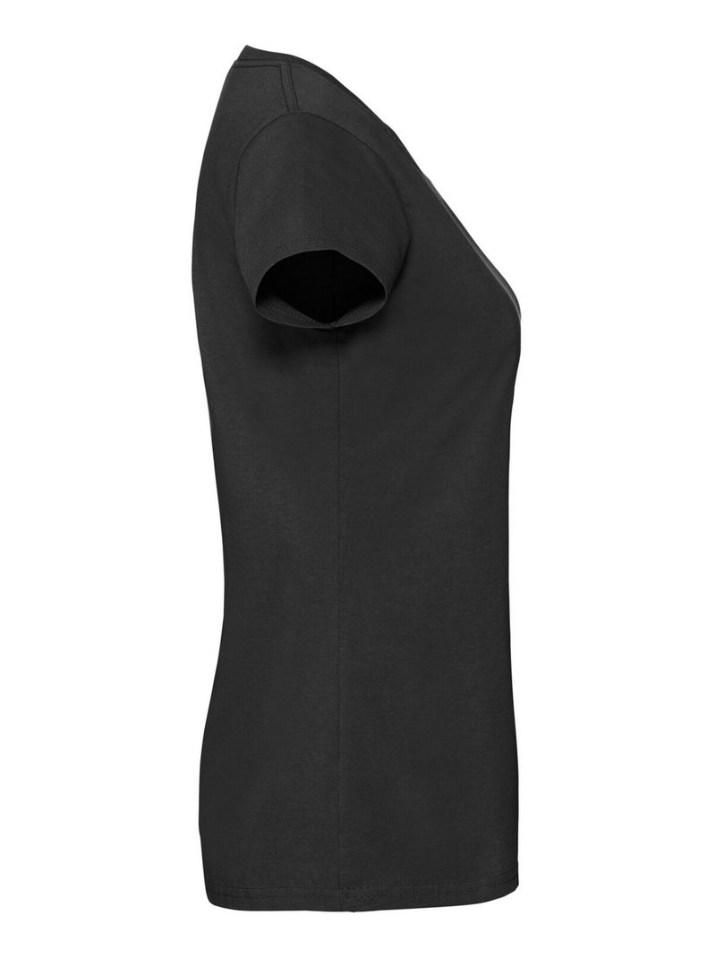 Fruit of the Loom - T-shirt ICONIC Noir - Kiabi