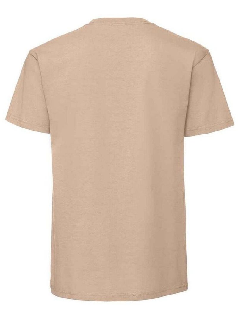 Fruit of the Loom - T-shirt ICONIC PREMIUM Beige sable - Kiabi