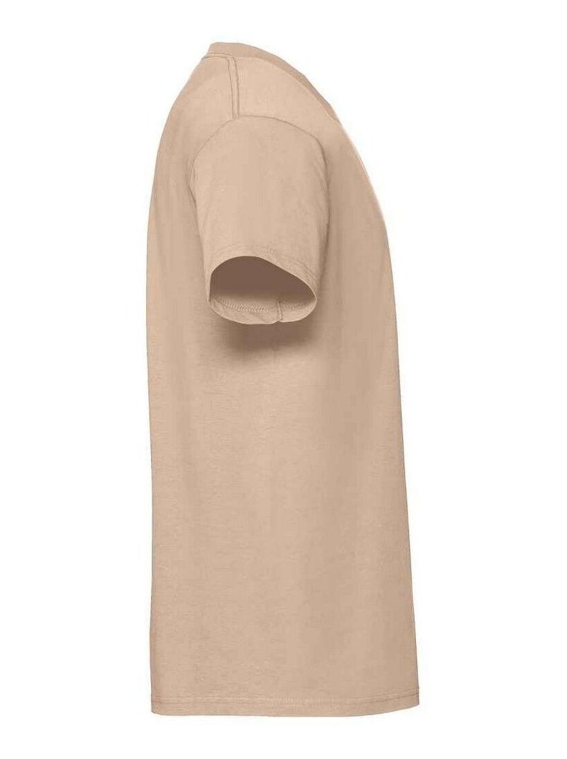 Fruit of the Loom - T-shirt ICONIC PREMIUM Beige sable - Kiabi