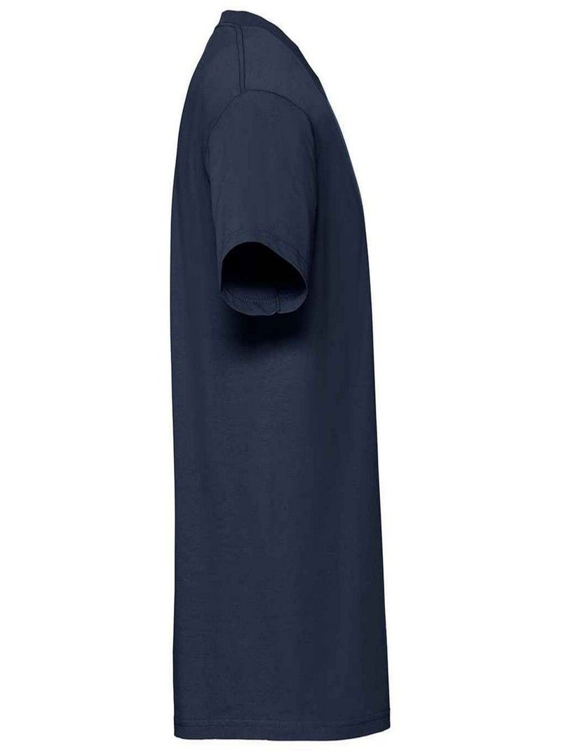 Fruit of the Loom - T-shirt ICONIC PREMIUM Bleu nuit - Kiabi