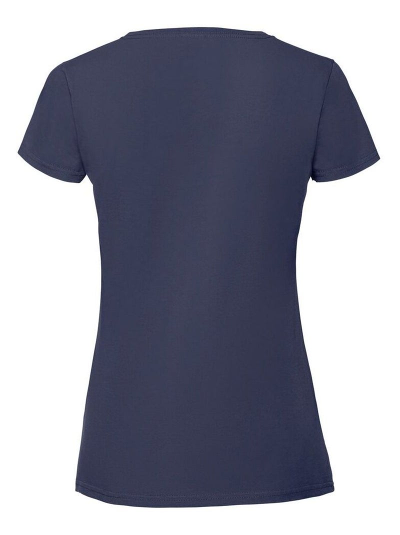 Fruit of the Loom - T-shirt ICONIC PREMIUM Bleu nuit - Kiabi