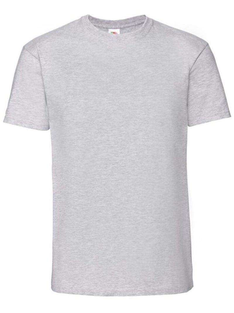 Fruit of the Loom - T-shirt ICONIC PREMIUM Gris chiné - Kiabi