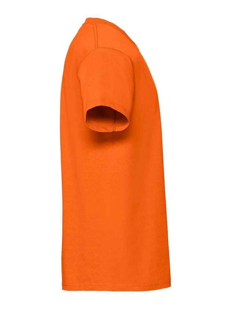 Fruit of the Loom - T-shirt ICONIC PREMIUM Orange - Kiabi
