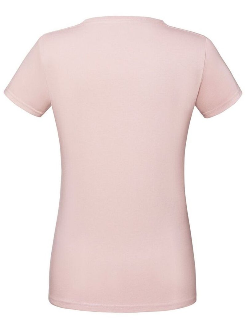 Fruit of the Loom - T-shirt ICONIC PREMIUM Rose pâle - Kiabi