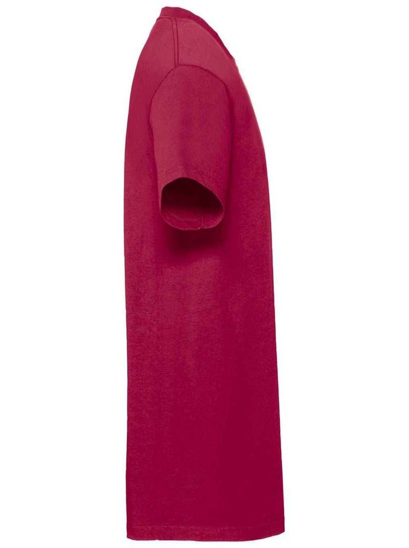 Fruit of the Loom - T-shirt ICONIC PREMIUM Rouge bordeaux - Kiabi