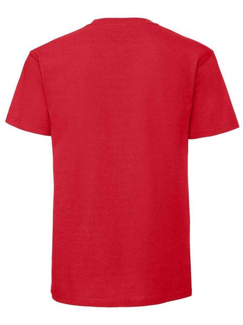 Fruit of the Loom - T-shirt ICONIC PREMIUM Rouge - Kiabi