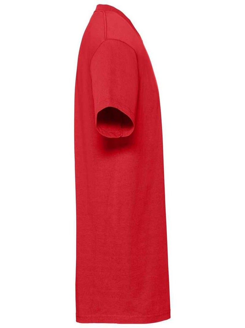 Fruit of the Loom - T-shirt ICONIC PREMIUM Rouge - Kiabi