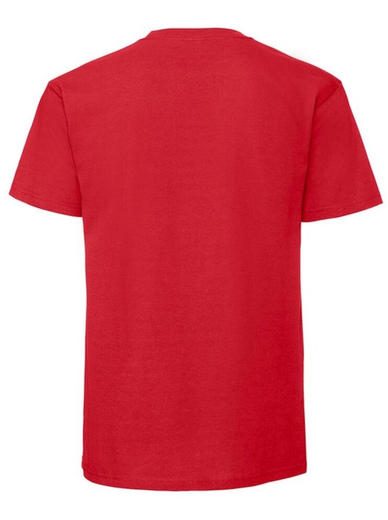 Fruit of the Loom - T-shirt ICONIC PREMIUM Rouge - Kiabi