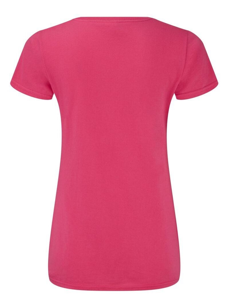 Fruit of the Loom - T-shirt ICONIC Rose fushia - Kiabi
